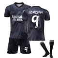 Pikkukuva 2 / 11: 22-23 Real Madrid 120-vuotisjuhla Y3 yhteinen pelipaita setti nro 9 Benzema nro 20 Vinicius Jalkapallopaita Thaimaalainen painos No Number XXL size 185-195cm