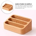 Miniatyrbillede 4 af 10: Visitkort Holder Organizer SORT VALNØD SORT Black Walnut Black Walnut