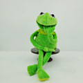Miniatyrbilde 2 av 5: Kermit the Frog Dukke, The Muppets Show, Kosedyr Plysjleketøy for Barn