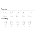 Pikkukuva 7 / 7: 2024 Retro taittuvat aurinkolasit laukulla Muoti Ulkoilu Ajo Kalastus Taitettavat Aurinkolasit Naisille ja Miehille TR90-C2 Fashion Folding Sunglasses