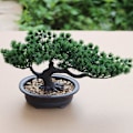 Miniatyrbild 4 av 5: Konstgjord bonsai-träd falsk växtkruka dekoration Konstgjord