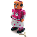 Miniatyrbild 1 av 5: Venus Robot Retro Tennissele Retro Leksak Nyhet Present Tennissele Robot Uppdragbar Leksak Fest Favor Bar
