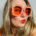Miniatyrbilde 3 av 7: Nyeste Overdimensjonerte Retro Kvadratiske Rhinestone Bling Solbriller Kvinne Luksus Dame Solbriller 2024 For Kvinner C7 Square