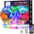 Miniatyrbilde 1 av 5: LED-stripe 40 m, PSTAR Bluetooth LED-stripe RGB 24 V