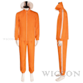 Miniatyrbilde 2 av 4: Movie Vector Cosplay Kostyme Oransje Jakke Bukser Briller Kostymesett Svamp Parykk Halloween Maskeraddräkt Sett Festsett L-WELLNGS L
