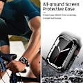 Miniatyrbillede 4 af 5: Vandtæt etui til Apple Watch 40mm SE (anden generation) Sort Black 40mm