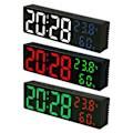 Miniatyrbilde 10 av 10: Digital veggklokke elektronisk LED-klokke 2 2