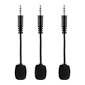 Pikkukuva 1 / 4: Mini-mikrofoni 3,5 mm liittimellä, joustava, 3 kpl