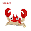 Miniatyrbillede 1 af 4: Nano Blocks Små Byggeklodser Pikachu Murstensmodel Uddannelsesmæssige Legetøj Til Børn Fødselsdag Mursten Crabby