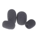 Miniatyrbillede 6 af 8: Nyt 10 ST Mikrofon Headset Grill Vindsvamp Skum Sort Mic 45*25*11