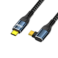 Miniatyrbilde 1 av 10: USB-C til Type C Kabel Datakabel SIDE BEND 3M SIDE BEND 3M Side Bend 3m Side Bend 3m