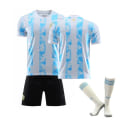 Pikkukuva 1 / 11: 2021 Argentiinan jalkapallopaita Maradona No. 10 Messi peli urheiluharjoittelu koti- ja vierasjalkapalloasu miesten puku No size matching socks Adult size L