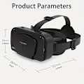 Pikkukuva 3 / 4: 3D VR Älylasit Virtuaalitodellisuus Pelikypärä Mobiilipuhelin 3D Kypärä