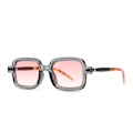 Pikkukuva 7 / 7: Uusi saapuminen paksut kehykset aurinkolasit miehille retro anti sininen valo neliö aurinkolasit tukkumyynti miehille C2 thick frame sunglasses