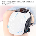 Miniatyrbild 3 av 7: Värme knådning knämassager för smärtlindring infraröd vibration knä fysioterapi för kramper och leder LED-display