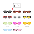 Miniatyrbild 7 av 7: DLL95004 DL Rektangulära Solglasögon 2024 Anpassade Mode Designer Vintage Fyrkantiga gafas de sol Smal Fyrkantig Ram C10 square sunglasses