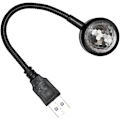 Miniatyrbilde 1 av 5: Led-projektorlys Diskolys for bil USB-lys Lydaktivert