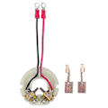 Miniatyrbillede 2 af 5: Kulbørstesholder til Makita 638991-1 638614-1 Df458d Dhp458 Dhp448 Ddf458 Ddf448 Bhp458 Bhp448 B