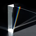 Miniatyrbild 3 av 4: Optiskt glas triangulärt prisma Kristall optiska prismor