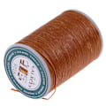 Miniatyrbilde 1 av 8: PC vokset tråd 0,8 mm 90 m polyester snor Sytråd Brown