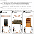 Miniatyrbilde 6 av 8: 4-pakks transportstropper, møbelstropp, flyttestropp, skulderstropper, løftestropp, bærehjelp, verktøy