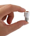 Miniatyrbilde 2 av 4: 18-pakning E12 til E14 hvit lyspærekonverter LED-lysholderlampe-adaptersokkelutskifting av høy kvalitet