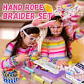 Miniatyrbild 2 av 5: DIY Hand Rope Braider Set, Stretchy Bracelet Making Kit, Färgglad vänskapsarmband Maker, DIY Rope Bracelets, Vänner