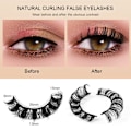 Miniatyrbild 2 av 10: 4 par lösögonfransar Ryska Strip Lashes 4010 4010 4010 4010