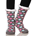Pikkukuva 1 / 7: Dam Fleece Foder Fuzzy Mjuka Varma Vinter Jul Tofflor Strumpor