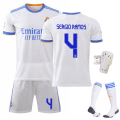 Miniatyrbilde 1 av 11: 21-22 Ny Real Madrid hjemmedrakt nr. 7 Hazard nr. 9 Benzema nr. 10 Modric fotballdraktsett No. 4 with socks + protective gear 26#