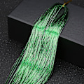 Miniatyrbild 1 av 4: 36 tum Hårtinsel Glittrande Glitter Tinsel Fehår Förlängningar Värmebeständiga Fest Höjdpunkt green