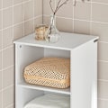 Miniatyrbillede 3 af 5: SoBuy Højskab med hylder Badeværelsesskab Badeværelsesmøbler BZR17-W W White Tall cabinet