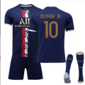 Miniatyrbild 4 av 11: 22-23 Paris special edition fotbollsträningsdräkt 30 Messi nr 7 Mbappe nr 10 Neymar fotbollströja set Paris Special Edition No. 7 XL#