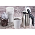 Miniatyrbilde 2 av 4: 100-pakke 8 oz Engangs Hvite Papirkopper - Varme/Kalde Drikker CDQ