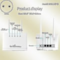 Miniatyrbild 2 av 4: Trådlös router med 5G SIM-kortsplats - R311pro (EU-kontakt) 300 Mbps