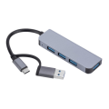 Pikkukuva 5 / 5: USB C -keskitin USB 3.0 Type-C -jakaja in 2 in 2