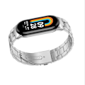 Pikkukuva 5 / 5: Metalliranneke Xiaomi Mi Band 8:lle Sølv Silver