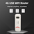 Miniatyrbillede 2 af 5: Bærbar trådløs WiFi-router support 10 brugere Højhastigheds stabilt signal WPA WPA2 krypteringsrouter til hjemmerejsekontor