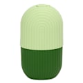 Miniatyrbillede 1 af 6: Isansigtsrulle Kold Isform Holder Silikone Genanvendelig til Ansigtspleje DIY Ansigtsbehandling Grønstribet Green