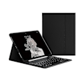 Miniatyrbilde 1 av 4: Etui med tastatur for iPad 9., 8., 7. generasjon 10,2 tommer (2021, 2020, 2019) - Svart Black
