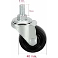 Pikkukuva 5 / 5: 4 kpl 40 mm kumipyörät M8-kierretangolla