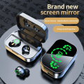 Miniatyrbilde 5 av 5: Ørepropper, Bluetooth 5.3-ørehodetelefoner innebygd mikrofon, HiFi-stereolyd, LCD-laderetui, berøringskontrolløretelefoner