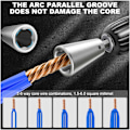 Miniatyrbilde 4 av 7: 3stk Wire Twister Tool for Drill, Drill Wire Twister, Wire Twister Wire Connector Wire Twister Tool, Wire Twister for Elektrisk Drill