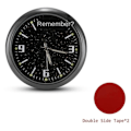 Miniatyrbillede 3 af 6: 40mm Quartz Clock Spirit Motorcykelur Vandtæt elektronisk urbil Mazda