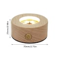 Miniatyrbilde 2 av 5: LED-lysdisplayholder Krystallkulebase 7 FARGER LYS 7 Color Light 7 Color Light