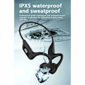 Miniatyrbilde 6 av 8: Wrap Around-ørepropper, Open Ear-hodetelefoner Trådløse Bluetooth Air Conduction-ørepropper, Lett Bluetooth-headset, for løping, fotturer og sykling Blue
