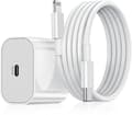 Supererbjudande till lågt pris! iPhone Snabbladdare USB-C 20W Strömadapter med 2m Kabel 1-Pack 1-Pack 1-Pack - Glad 1-Pack iPhone