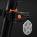 Pikkukuva 3 / 7: Heart Shape Bike -takavalo - Ladattava LED, söpö muotoilu, 5 tilaa, vedenpitävä, yöajoon a4