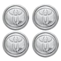 Miniatyrbild 4 av 5: 4-pack - Toyota Centrumkåpor / Hjulnav Emblem - B 57mm - Silver 75