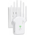 Miniatyrbild 1 av 8: 2024 WiFi Extender Signal Booster för hemmet, 6X snabbare längsta räckvidd upp till 12000sq.ft, Internet Repeater med Ethernet-port, WiFi-förstärkare White European plug